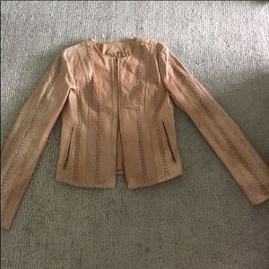GENUINE Leather Jacket Braided